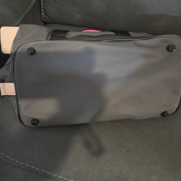 Rebecca Minkoff Black and Pink Duffle Bag - Picture 4 of 9